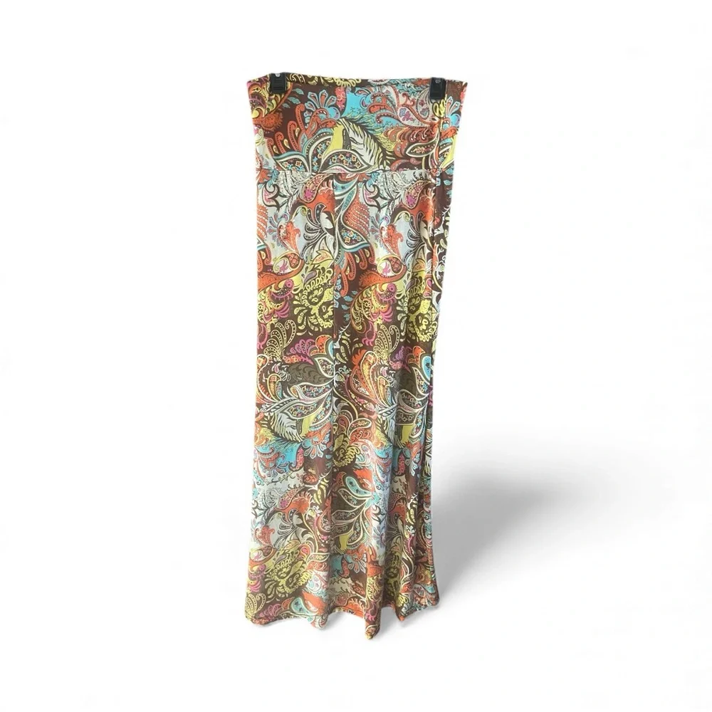 Sho Sho Paisley‎ Floral Maxi Skirt NWT